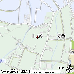 愛知県豊橋市中原町上ノ谷周辺の地図
