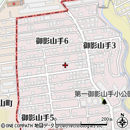兵庫県神戸市東灘区御影山手6丁目1-27周辺の地図