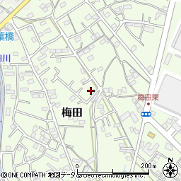 静岡県湖西市梅田553周辺の地図