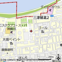 日本ガス機器検査教会大阪検査所周辺の地図