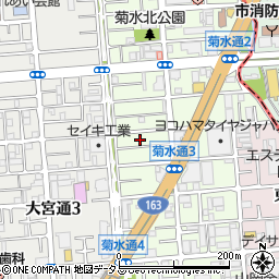 大阪府守口市菊水通3丁目1周辺の地図