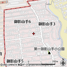 兵庫県神戸市東灘区御影山手6丁目1-30周辺の地図