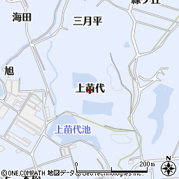 愛知県南知多町（知多郡）大井（上苗代）周辺の地図