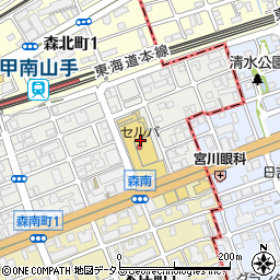 Passeggiare 甲南店周辺の地図