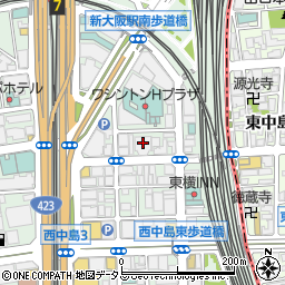 ＯＨＧ新大阪パーキング周辺の地図