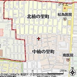 大阪府大東市中楠の里町5-15周辺の地図