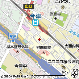 兵庫県西宮市今津水波町4周辺の地図