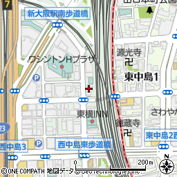 千葉製粉株式会社　大阪営業部周辺の地図
