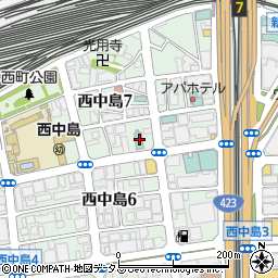 ワイズホテル新大阪周辺の地図
