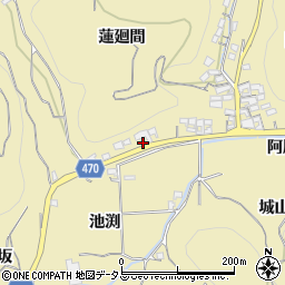 愛知県知多郡南知多町山海池渕周辺の地図