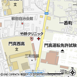 コンフォール柳田周辺の地図