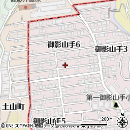 兵庫県神戸市東灘区御影山手6丁目4-13周辺の地図
