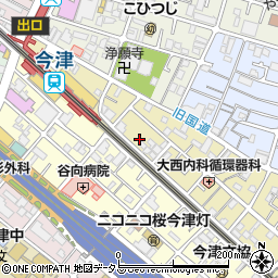 兵庫県西宮市今津曙町4周辺の地図