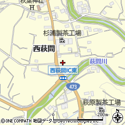 静岡県牧之原市西萩間342周辺の地図