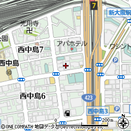 スタンレー電気株式会社　大阪支店ＡＰ事周辺の地図