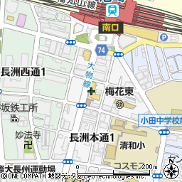 ローソンＪＲ尼崎駅前店周辺の地図