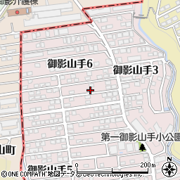 兵庫県神戸市東灘区御影山手6丁目4-8周辺の地図