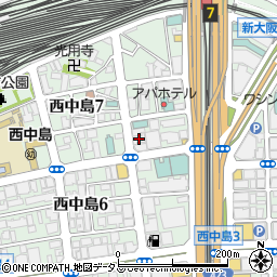 新大阪エクセルハイツ周辺の地図