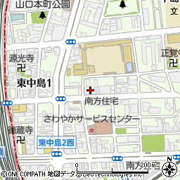 レジデンス新大阪周辺の地図