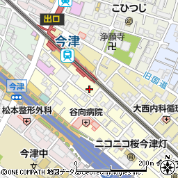 兵庫県西宮市今津水波町3-5周辺の地図