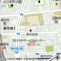 新大阪　なぐさめキリスト教会周辺の地図
