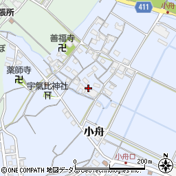 三重県津市小舟417周辺の地図