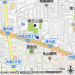 尼崎信用金庫大庄支店周辺の地図