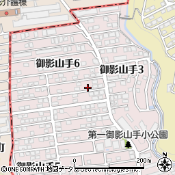 兵庫県神戸市東灘区御影山手6丁目4-5周辺の地図