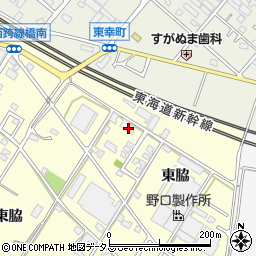 愛知県豊橋市西幸町東脇102-1周辺の地図