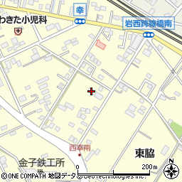 愛知県豊橋市西幸町古並224周辺の地図