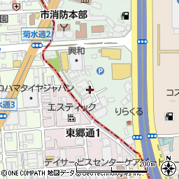 大阪府門真市殿島町周辺の地図
