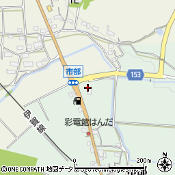 ファミリーマート伊賀市部店周辺の地図