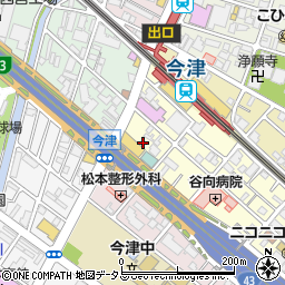 兵庫県西宮市今津水波町1周辺の地図