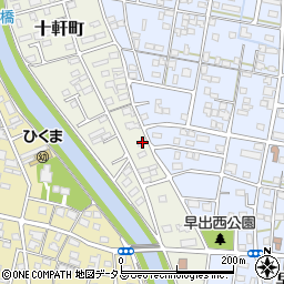 静岡県浜松市中央区十軒町778周辺の地図