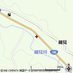 広島県山県郡北広島町細見186周辺の地図