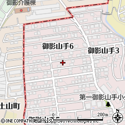 兵庫県神戸市東灘区御影山手6丁目4-24周辺の地図