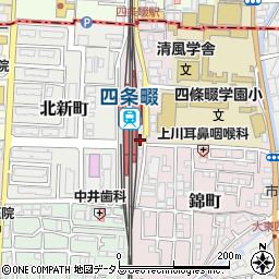 セブンイレブンハートインＪＲ四条畷駅東口店周辺の地図