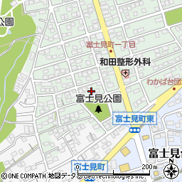 静岡県磐田市富士見町1丁目19周辺の地図
