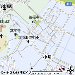 三重県津市小舟420周辺の地図