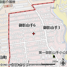 兵庫県神戸市東灘区御影山手6丁目4-27周辺の地図
