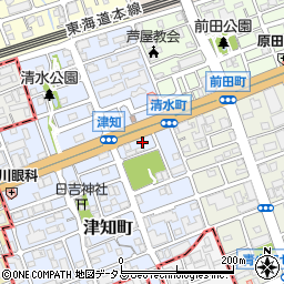 汐見飴本舗周辺の地図