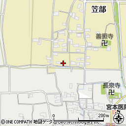 三重県伊賀市笠部546周辺の地図