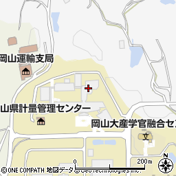 岡山県庁　工業技術センター周辺の地図