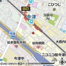 兵庫県西宮市今津水波町4-2周辺の地図