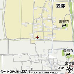 三重県伊賀市笠部545周辺の地図