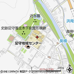 岡山市立足守小学校周辺の地図