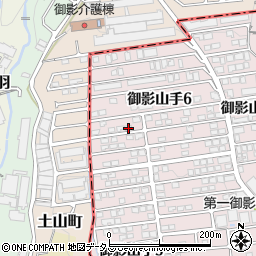 兵庫県神戸市東灘区御影山手6丁目6-3周辺の地図
