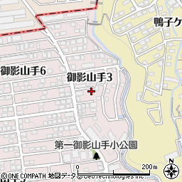 兵庫県神戸市東灘区御影山手3丁目13-12周辺の地図