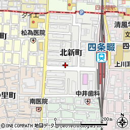 大阪府大東市北新町7周辺の地図