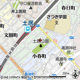 守口市梅園町周辺の地図